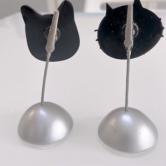 Set of 2 CUTE Cat & Dog Picture Clip Holders - Picture 2 of 4